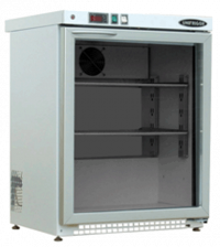 Armoire réfrigérée (+1°/+15°C) vitrée 140L - Blanc