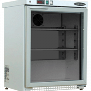 Armoire réfrigérée (+1°/+15°C) vitrée 140L - Blanc