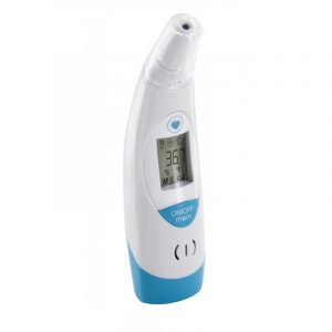 Thermomètre infrarouge auriculaire et frontal Tempo Duo Bleu
