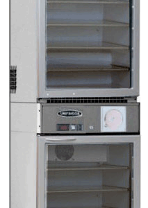 Armoire réfrigérée 2 températures (+1°+8°C /+10°+15°C) vitrée 280L Inox