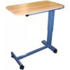 Table de lit, plateau sur vérin et piètement en H