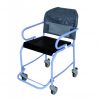 Fauteuil de douche avec roues, NOUMEA 80, assise large