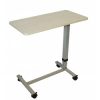 Table de lit, plateau sur vérin et piètement en H